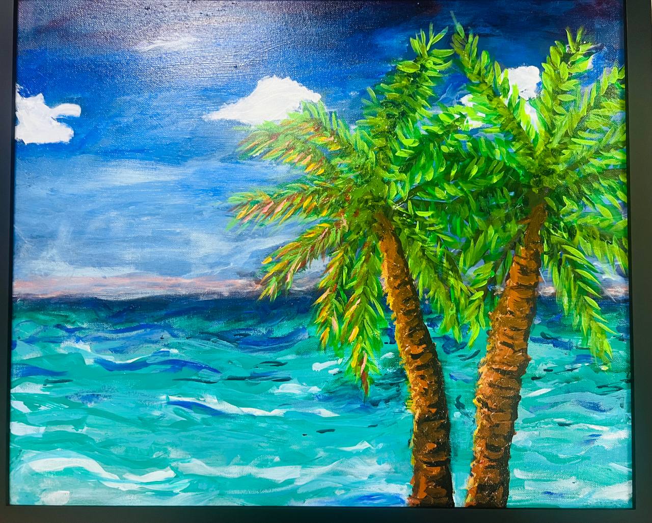 Hand-painted artwork