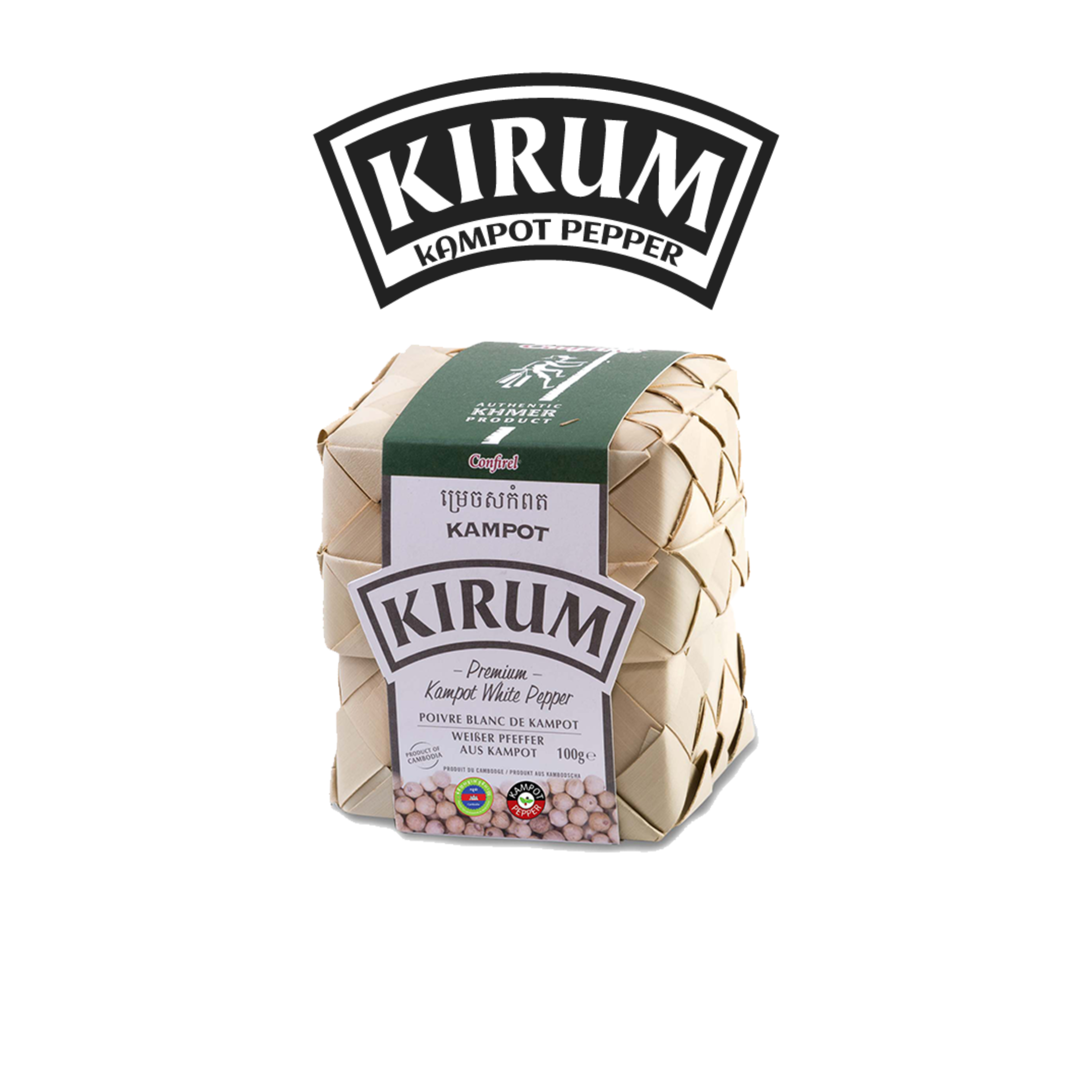 Organic Kampot Black Pepper  100g