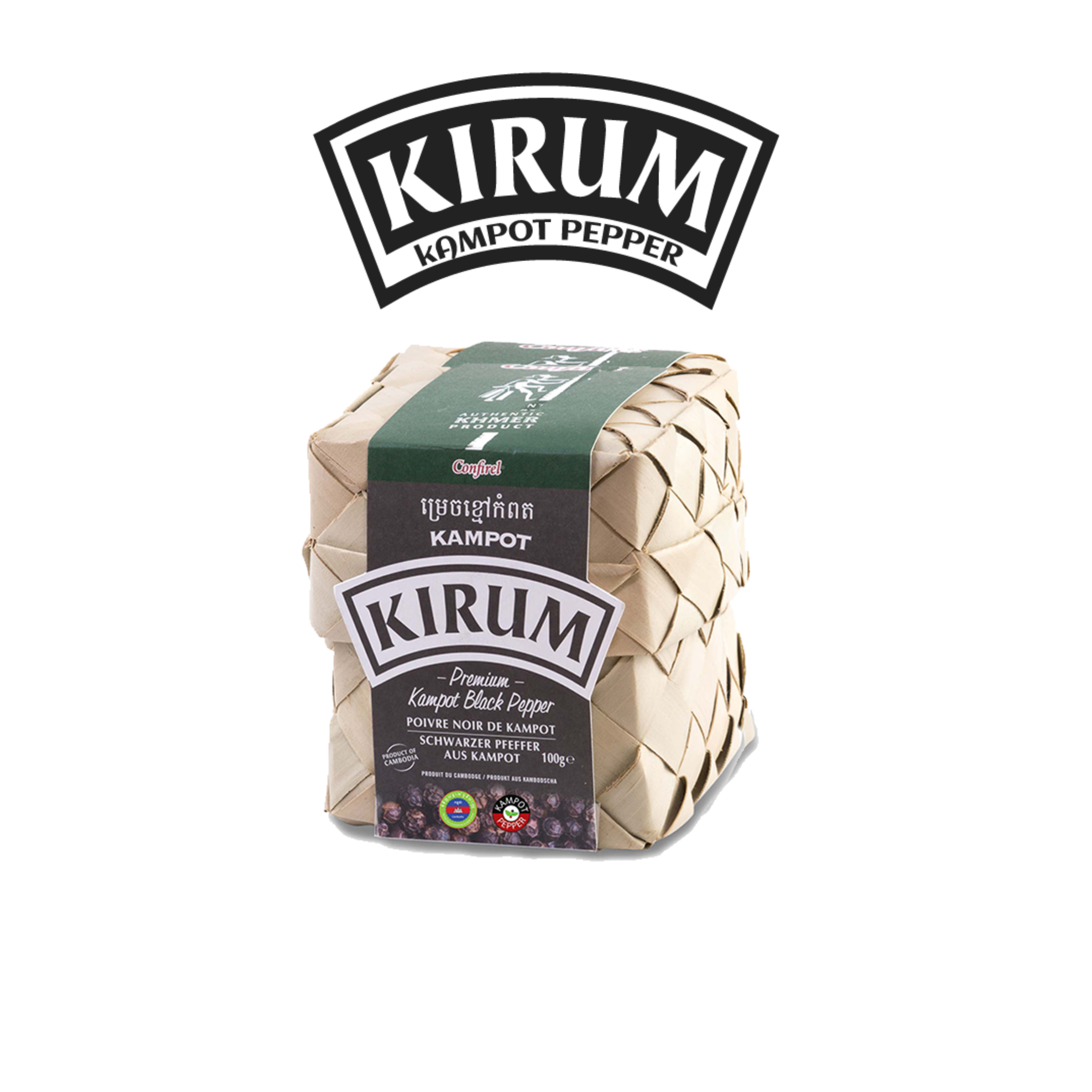 Organic Kampot Black Pepper  100g