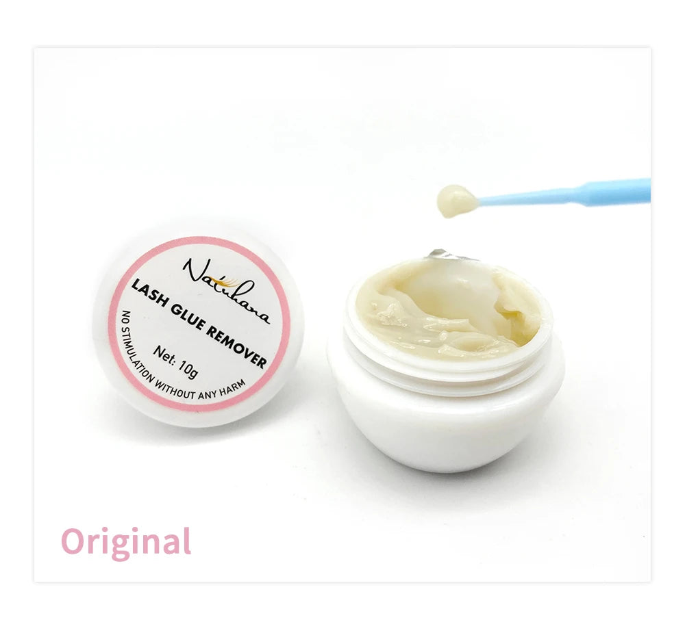 NATUHANA Eyelash Glue Remover Quick Unloading Adhesive Professional Cream Remover for Eyeslashes de pestaña Makeup Tools