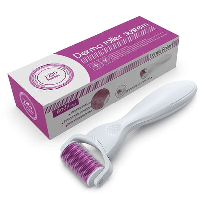 Derma Roller DRS 1200 Needles Microneedling Therapy Beauty Enhancement For Cellulite Stretch Marks Hair Loss Body Skin Care