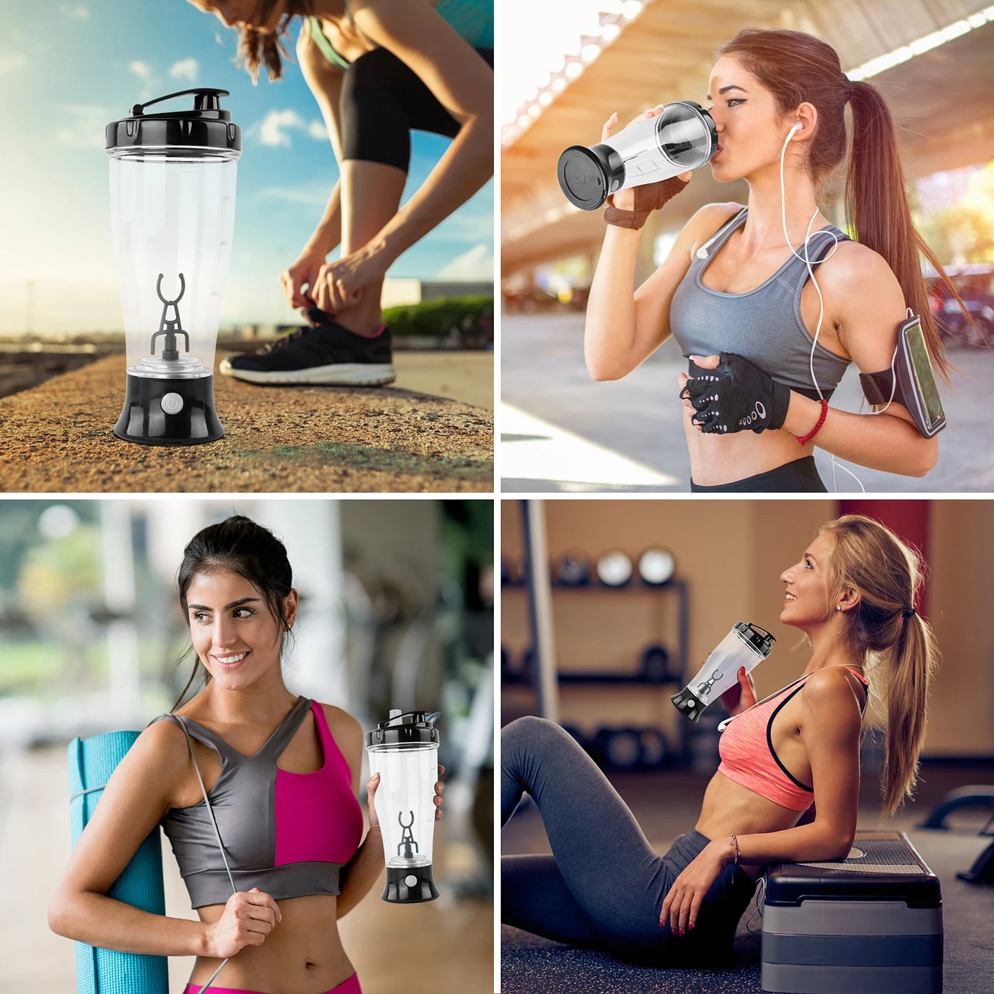 300ML Electric Protein Powder Mixing Cup Automatic Shaker