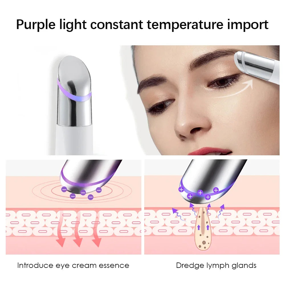 LED IPL Vibration Eye Lifting Massager Remove Eyes Bags