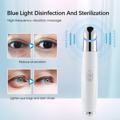 LED IPL Vibration Eye Lifting Massager Remove Eyes Bags