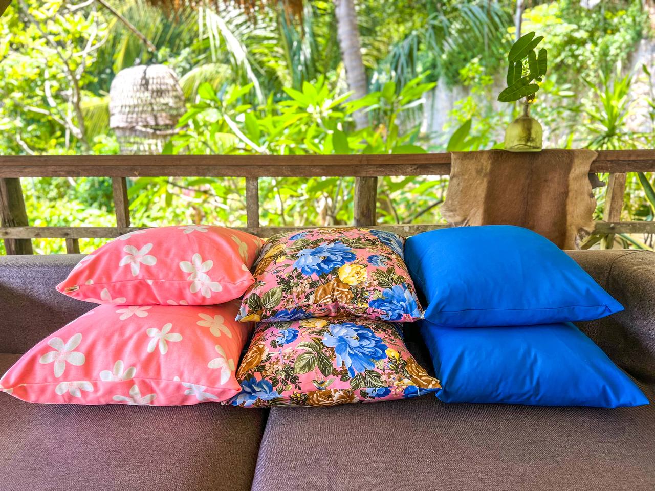 Floral pillow