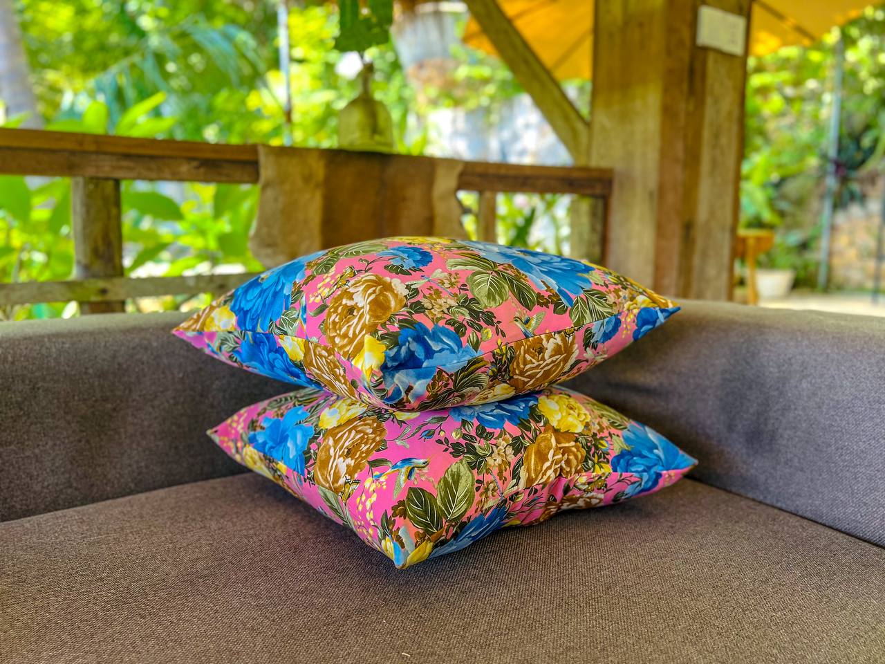 Floral pillow
