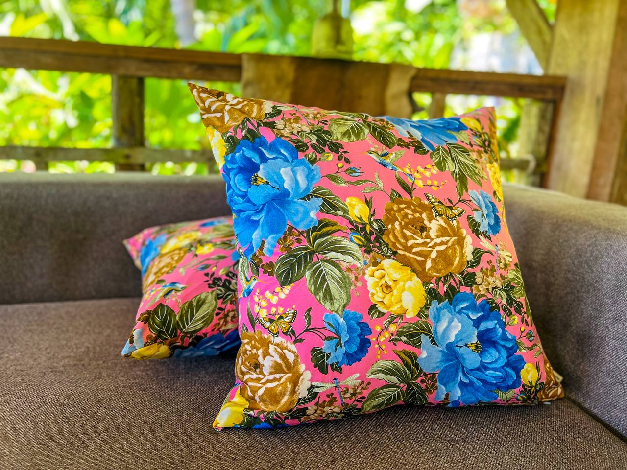 Floral pillow