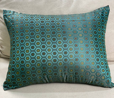 Green pattern pillow