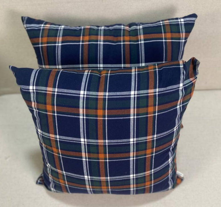 Countryside blue pillow