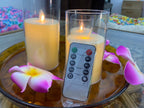 LED soft flame candle remote