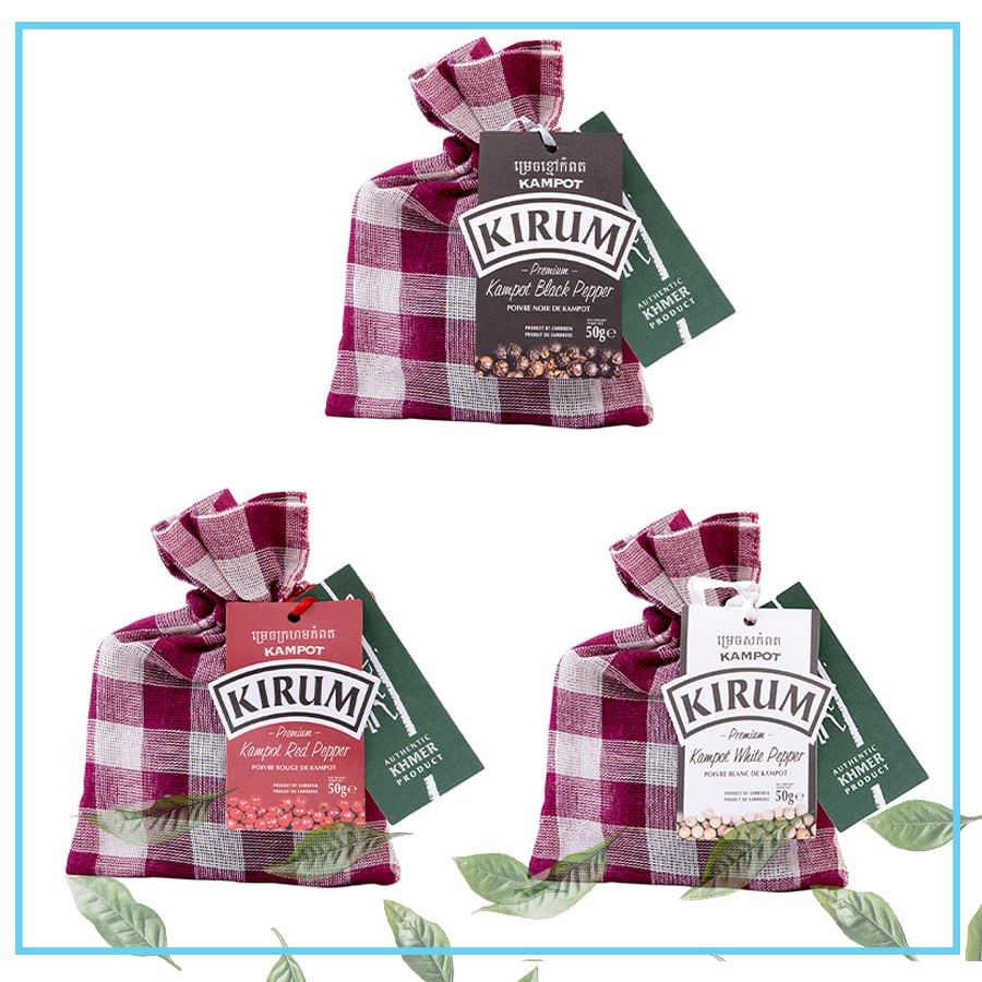 ORGANIC KAMPOT BLACK PEPPER KRAMA 50G