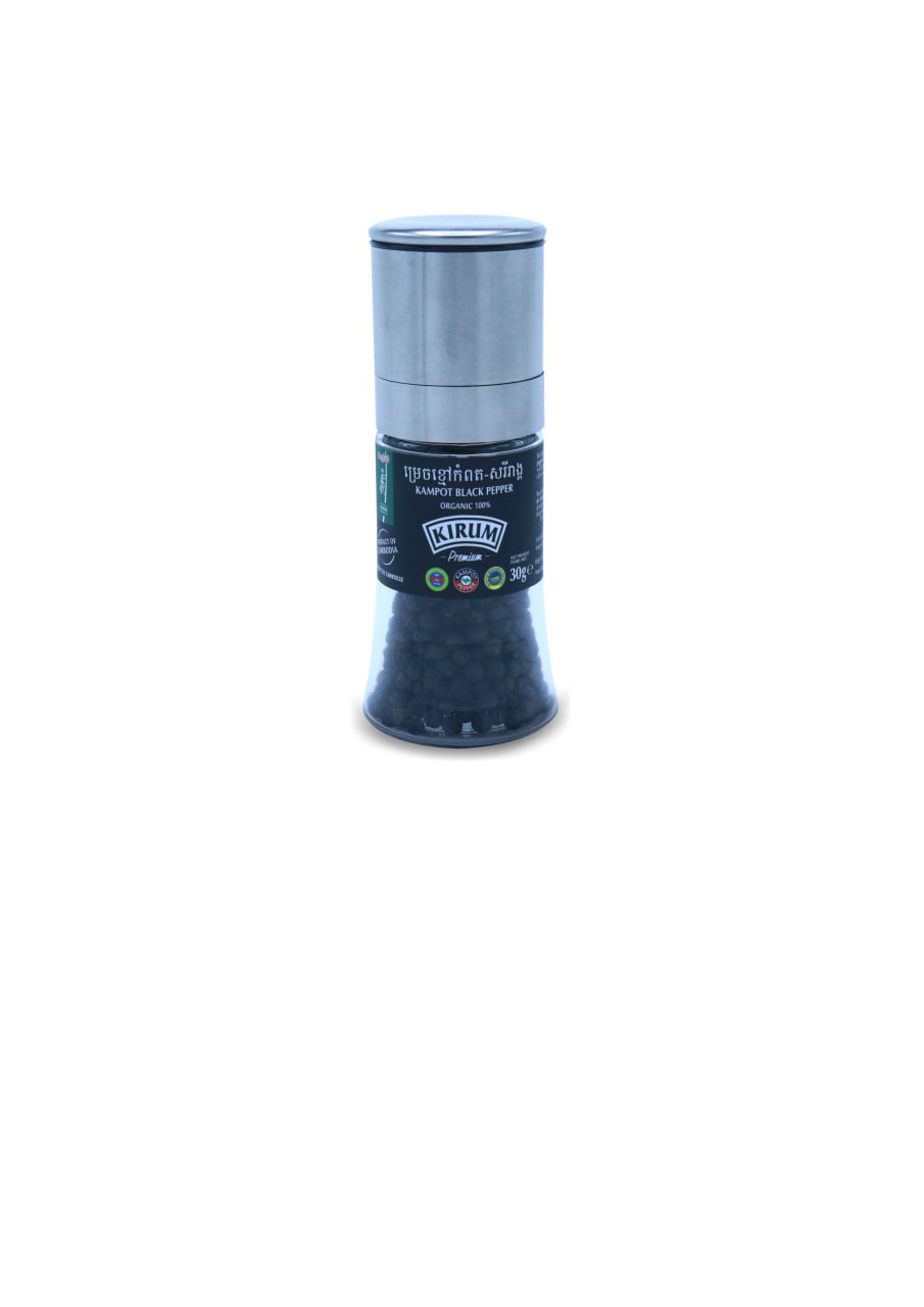 Premium Kampot Pepper Grinder - 30g