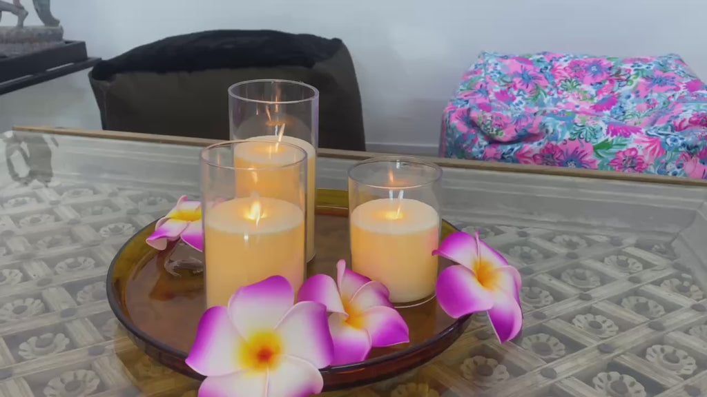 LED soft flame candle remote